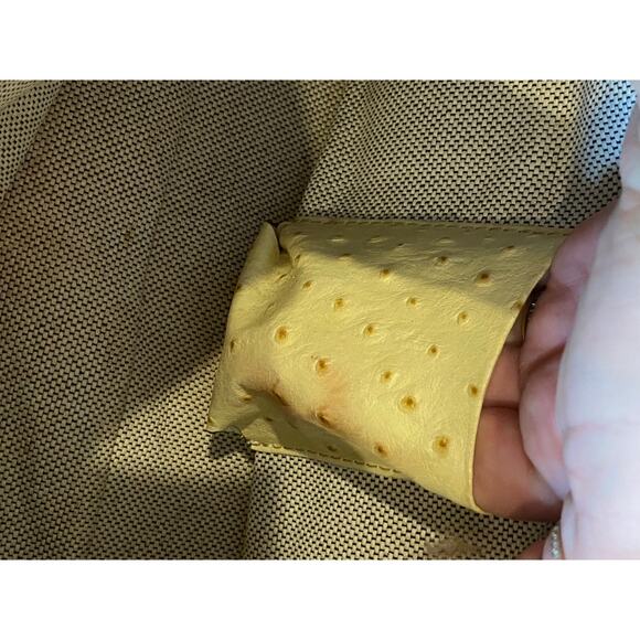 Vintage Dooney & Bourke Ostrich Domed Purse Satchel Bag - Picture 16 of 16